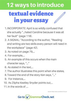 How Do You Introduce Evidence in an Essay? A Detailed Exploration