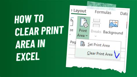 How to Clear Print Area in Excel: A Guide with Multiple Perspectives